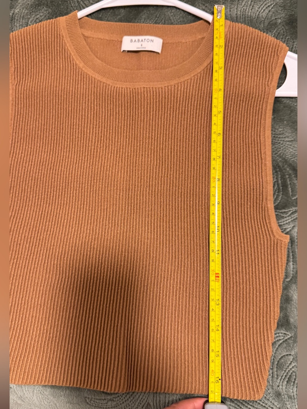 Babaton Ribbed Top - Tan - Picture 6 of 6